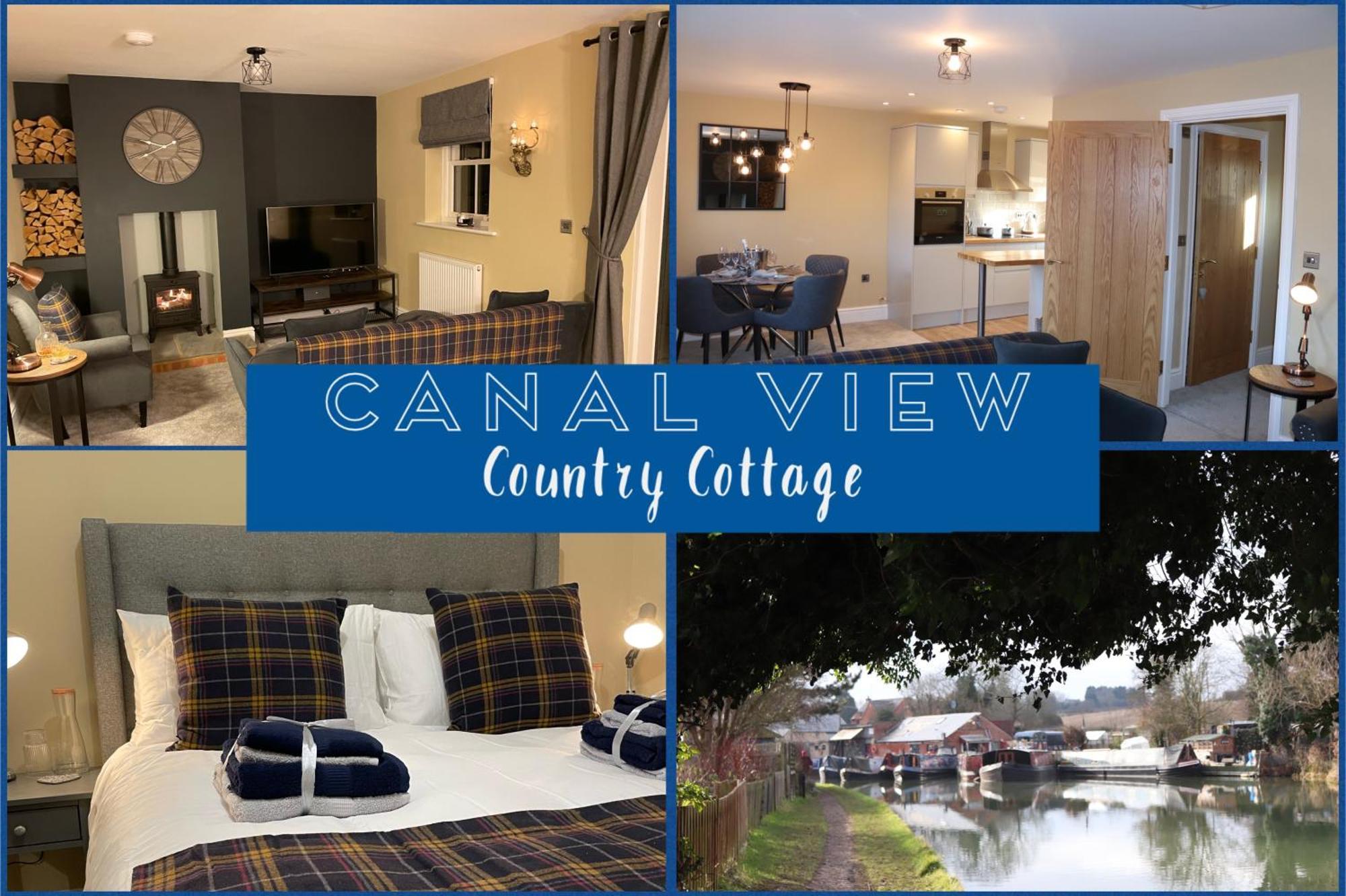 Canal View Cottage With Log Fire & Parking Blisworth Luaran gambar